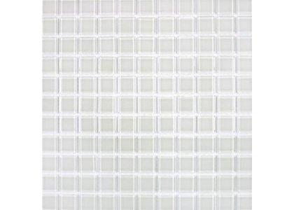 К/плитка мозаика white glass 300х300