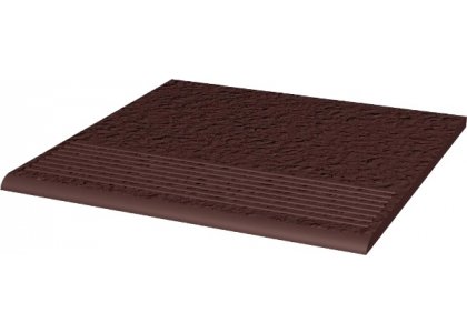 К/плитка natural brown ступень прямая duro 30х30