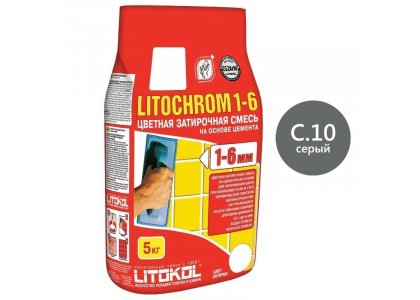 Расшивка litochrom c10 серый 5 кг