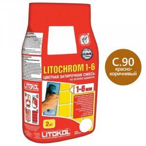 Расшивка litochrom c90 красно-коричневый 2 кг