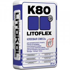 Клей д/кафеля litoflex k80 25 кг