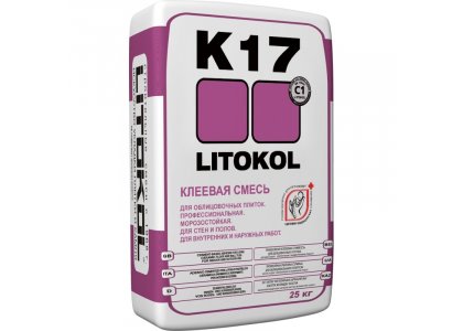 Клей д/кафеля litokol k17 25 кг
