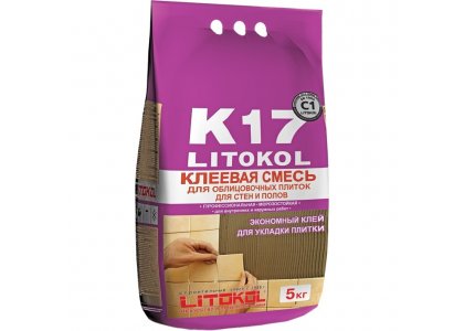 Клей д/кафеля litokol k17 5 кг