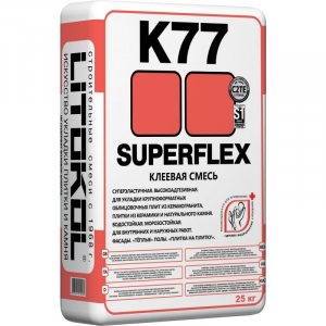 Клей д/кафеля superflex k77 25 кг