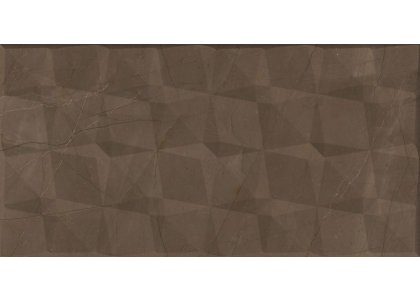 К/плитка pulpis настенная 31х61 brown str glossy