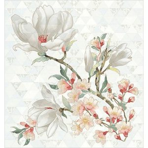 К/плитка primavera magnolia blanco 753*709 панно