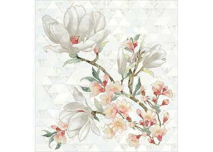 К/плитка primavera magnolia blanco 753*709 панно