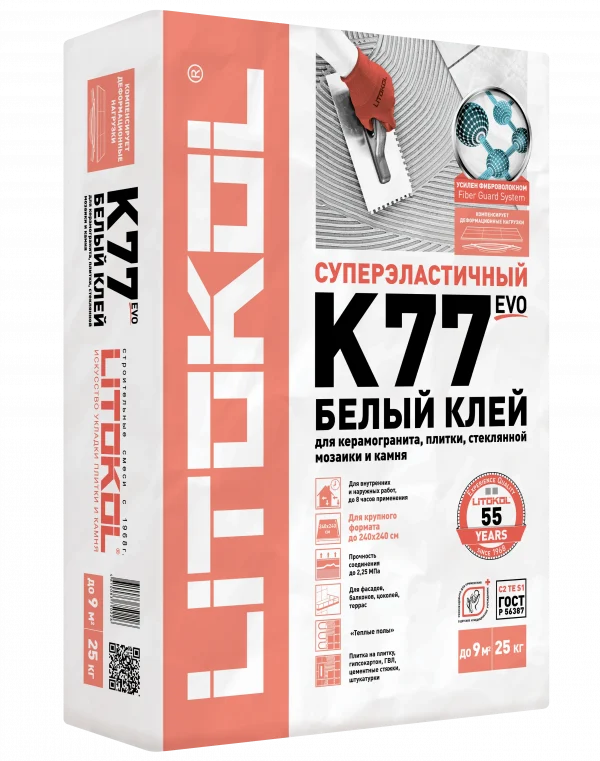 КЛЕЙ Д/КАФЕЛЯ SUPERFLEX K77 25 кг