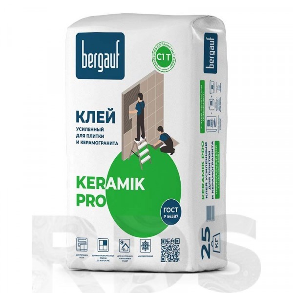 КЛЕЙ Д/КАФЕЛЯ BERGAUF KERAMIK PRO C1 5 кг